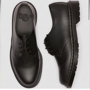 Dr. Martens Black Dress Shoes 1461 Leather Oxford Shoes
